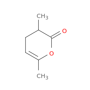 2H-Pyran-2-one, 3,4-dihydro-3,6-dimethyl-