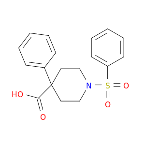 4-苯基-1-(苯磺酰基)哌啶-4-羧酸