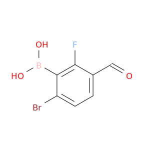 6-溴-2-氟-3-醛基苯硼酸
