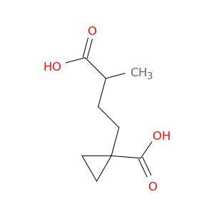 Cyclopropanecarboxylic acid, 1-(3-carboxybutyl)-