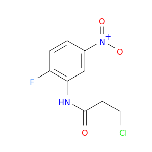 3-Chloro-N-(2-fluoro-5-nitrophenyl)propanamide