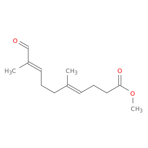 4,8-Decadienoic acid, 5,9-dimethyl-10-oxo-, methyl ester, (E,E)-