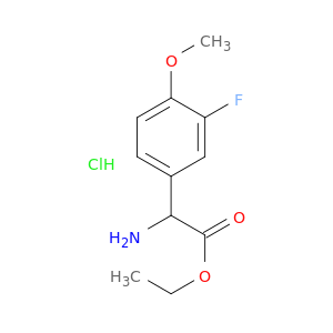 苯甲酸,α-氨基-3-氟-4-甲氧基-,乙酯,盐酸盐(1：1)