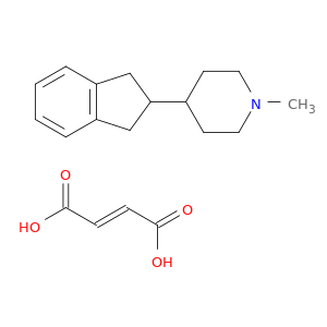 Piperidine, 4-(2-indanyl)-1-methyl-, fumarate (1:1)