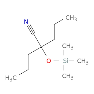 Pentanenitrile, 2-propyl-2-[(trimethylsilyl)oxy]-