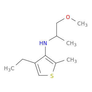 3-Thiophenamine, 4-ethyl-N-(2-methoxy-1-methylethyl)-2-methyl-