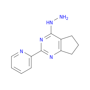 2-{4-hydrazinyl-5H,6H,7H-cyclopenta[d]pyrimidin-2-yl}pyridine