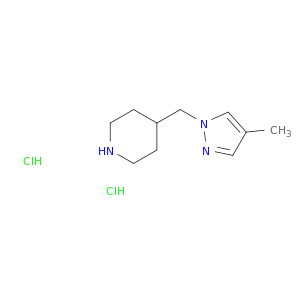 4-[(4-Methyl-1H-pyrazol-1-yl)methyl]piperidine