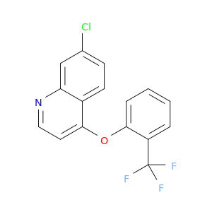Quinoline,7-chloro-4-[2-(trifluoromethyl)phenoxy]-