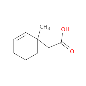 2-Cyclohexene-1-acetic acid, 1-methyl-