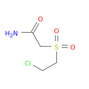 Acetamide, 2-[(2-chloroethyl)sulfonyl]-