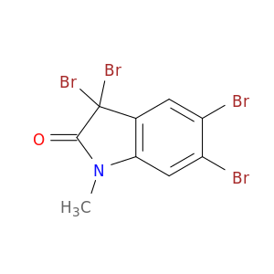 2H-Indol-2-one, 3,3,5,6-tetrabromo-1,3-dihydro-1-methyl-