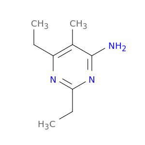 4-Pyrimidinamine,2,6-diethyl-5-methyl-