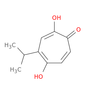 2,4,6-Cycloheptatrien-1-one, 2,5-dihydroxy-4-(1-methylethyl)-