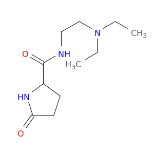2-Pyrrolidinecarboxamide, N-[2-(diethylamino)ethyl]-5-oxo-