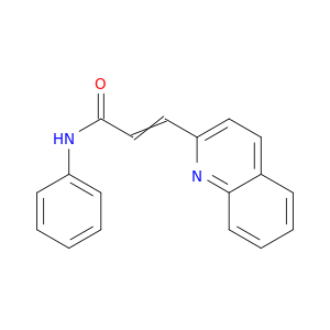 N-phenyl-3-quinolin-2-yl-prop-2-enamide