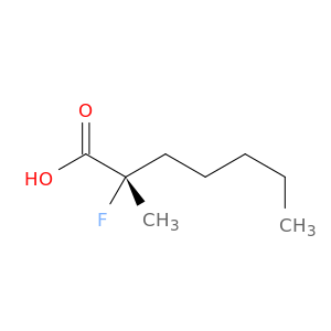 Heptanoic acid, 2-fluoro-2-methyl-, (S)-