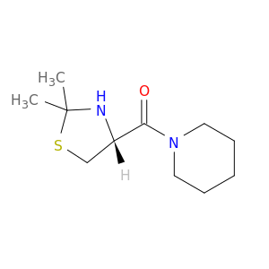 Piperidine, 1-[[(4R)-2,2-dimethyl-4-thiazolidinyl]carbonyl]-