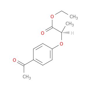 Propanoic acid, 2-(4-acetylphenoxy)-, ethyl ester, (2R)-