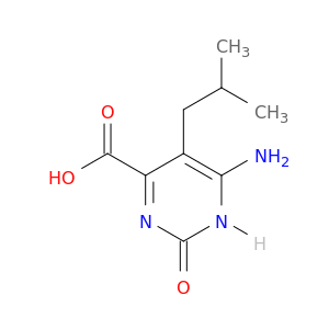 6-amino-5-(2-methylpropyl)-2-oxo-2,3-dihydropyrimidine-4-carboxylic acid