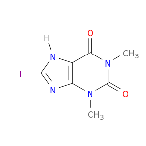 1H-Purine-2,6-dione,3,9-dihydro-8-iodo-1,3-dimethyl-