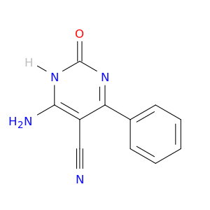 5-Pyrimidinecarbonitrile, 6-amino-1,2-dihydro-2-oxo-4-phenyl-