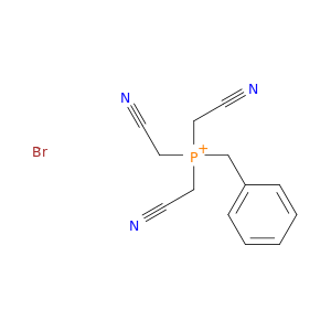 Phosphonium, tris(cyanomethyl)(phenylmethyl)-, bromide