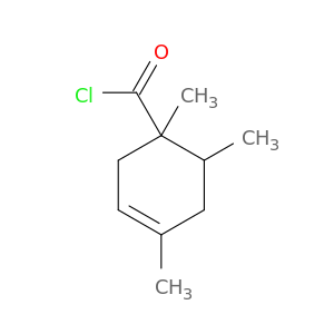 3-Cyclohexene-1-carbonylchloride, 1,4,6-trimethyl-