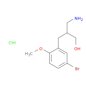 3-Amino-2-[(5-bromo-2-methoxyphenyl)methyl]propan-1-ol hydrochloride