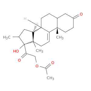 17-hydroxy-16-methyl-3,20-dioxopregn-9(11)-en-21-yl acetate