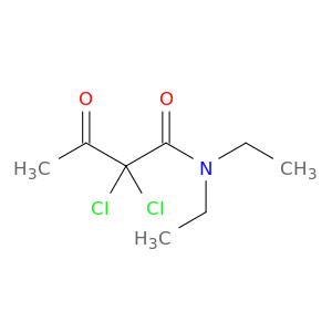 2,2-二氯-1,N-二乙基-3-氧丁丁胺