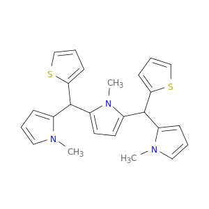 1H-Pyrrole, 1-methyl-2,5-bis[(1-methyl-1H-pyrrol-2-yl)-2-thienylmethyl]-