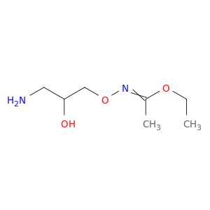 Ethanimidic acid, N-(3-amino-2-hydroxypropoxy)-, ethyl ester