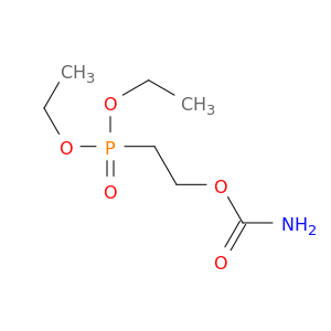 Phosphonic acid, [2-[(aminocarbonyl)oxy]ethyl]-, diethyl ester