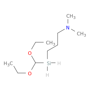 3-(二乙氧基甲基甲硅烷基)-N,N-二甲基-1-丙氨酸