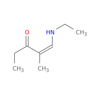 1-Penten-3-one, 1-(ethylamino)-2-methyl-, (Z)-
