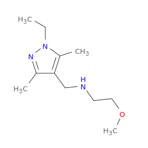N-[(1-乙基-3,5-二甲基-1H-吡唑-4-基)甲基]-N-(2-甲氧基乙基)胺