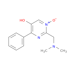 5-Pyrimidinol, [(dimethylamino)methyl]-4-phenyl-, 1-oxide