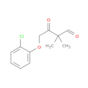 Butanal, 4-(2-chlorophenoxy)-2,2-dimethyl-3-oxo-