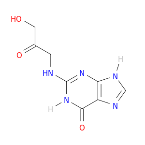 6H-Purin-6-one, 1,9-dihydro-2-[(3-hydroxy-2-oxopropyl)amino]-