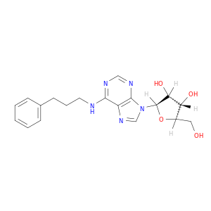 (2R,3S,4R,5R)-2-(Hydroxymethyl)-5-(6-((3-phenylpropyl)amino)-9H-purin-9-yl)tetrahydrofuran-3,4-diol