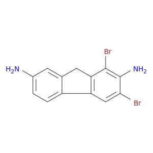 9H-Fluorene-2,7-diamine,1,3-dibromo-