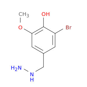 Phenol,2-bromo-4-(hydrazinylmethyl)-6-methoxy-