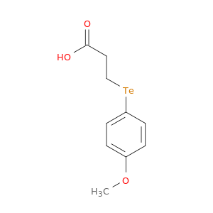 Propanoic acid, 3-[(4-methoxyphenyl)telluro]-