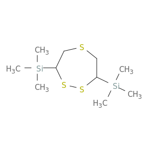 Silane, 1,2,5-trithiepane-3,7-diylbis[trimethyl-