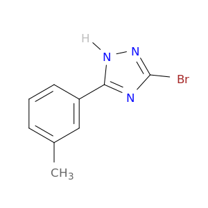 3-Bromo-5-(3-methylphenyl)-1H-1,2,4-triazole