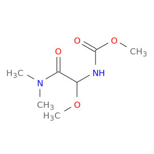 Carbamic  acid,  [2-(dimethylamino)-1-methoxy-2-oxoethyl]-,  methyl  ester  (9CI)