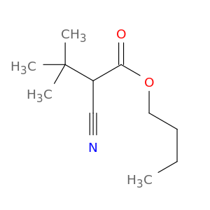 Butanoic acid, 2-cyano-3,3-dimethyl-, butyl ester