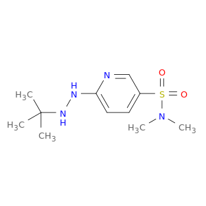 N,N-DIMETHYL-6-(2-TERT-BUTYLHYDRAZINYL)PYRIDINE-3-SULFONAMIDE