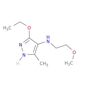1H-Pyrazol-4-amine, 3-ethoxy-N-(2-methoxyethyl)-5-methyl-